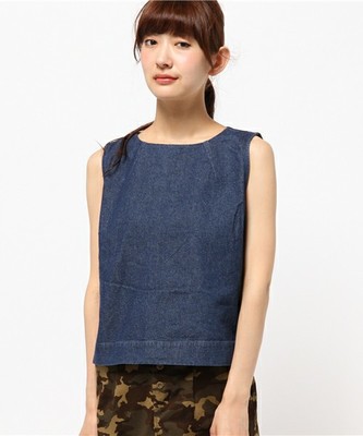 布帛ノースリプルオーバー