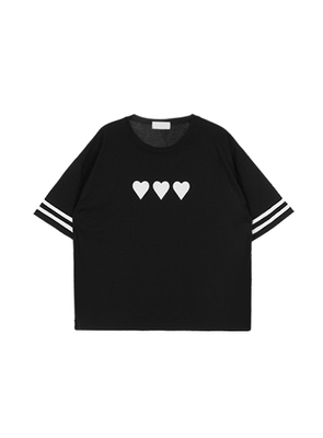 トリプルハートカットソー