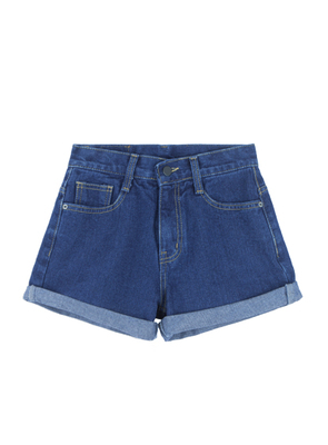 2022 ロールアップデニムショーツ