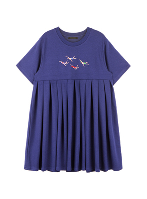 ハイカットプリーツワンピース