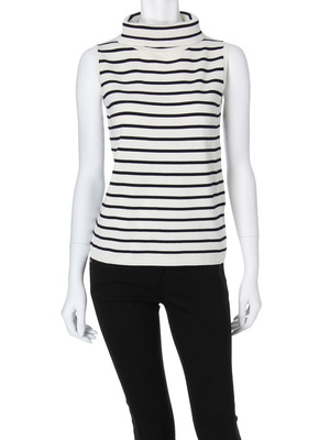 MERCURYDUO　ノースリーブオフタートルニット