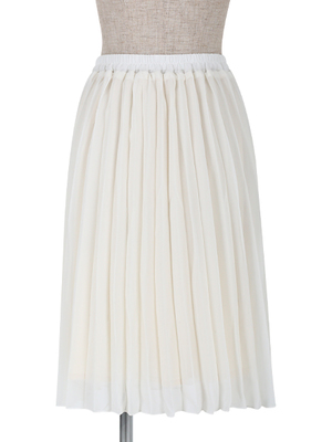 シフォンアンブレラプリーツスカート/F&A