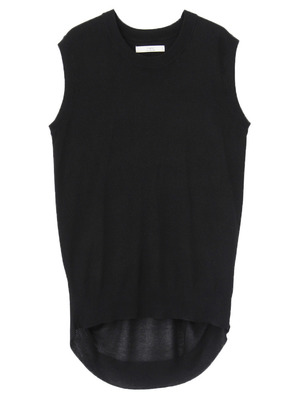 Ungrid バックデザインノースリニット