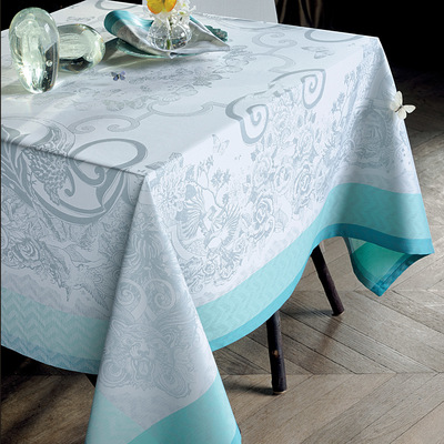 【撥水GS】テーブルクロス ミステリアス エメラルド
