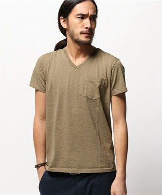 ◇VELVASEEN/ヴェルヴァシーン VネックTシャツ(USA)