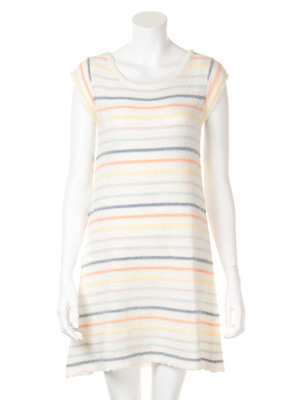 moco moco'スムーズィー'マルチボーダードレス