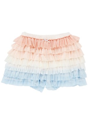 グラデーションチュールショートパンツ