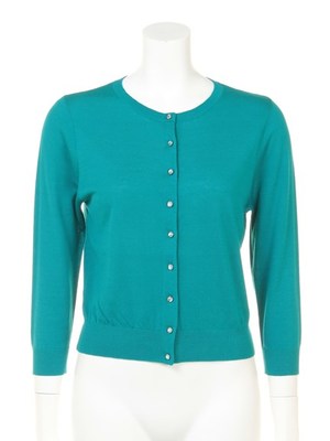 スモールビジュー釦カーデ