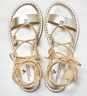 AEOレースアップサンダル