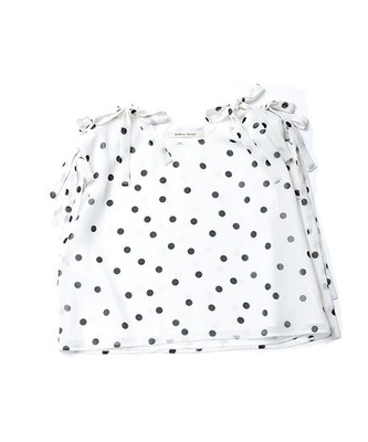 MILLION CARATS ドットオープンショルダーブラウス