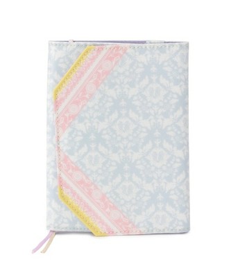 ロココ調フラワーブックカバー