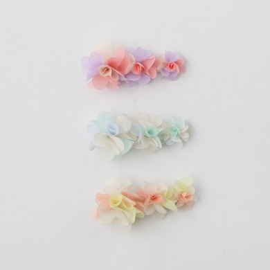 フワフワMIXフラワークリップ