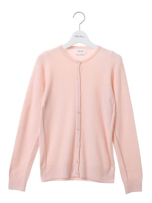 ワッフルニットカーデ