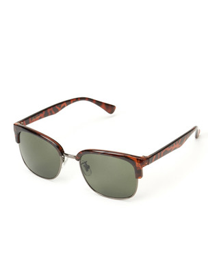 ブロウ型サングラス