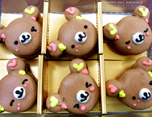 TVで紹介!! リトルベア~くまのマカロン 6個入り~