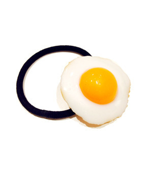 目玉焼きヘアゴム