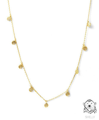 SLV925マル5ネックレス