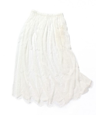 レースシェアギャザースカート