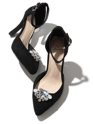 ビジューパンプス／スナイデル