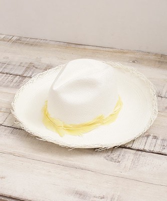 Panama Hat with feather／SENSI STUDIO（センシスタジオ）