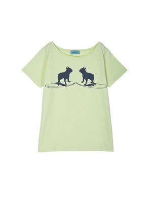 サーフドッグイラストTシャツ