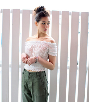 GIRLYギャザーTOPS