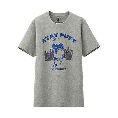 MEN アメリカンムービーグラフィックＴ（ゴーストバスターズ・半袖）Ｂ０３