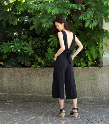 SP BACK RIBBON CUTコンビネゾン-S