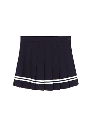 ラインポイントプリーツスカート