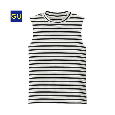 ハイネックタンクトップ(ボーダー)