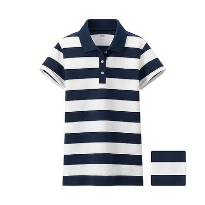 ボーダーポロシャツ(半袖)B