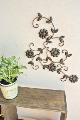 アイアン壁飾り ウォールデコ ジョリフルール 壁掛け 壁面装飾インテリア