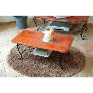 アイアン棚付テーブルＶＷ