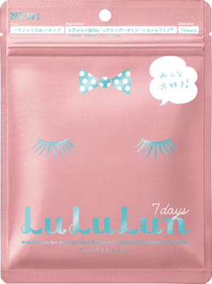 ルルルン フェイスマスクピンク 7枚