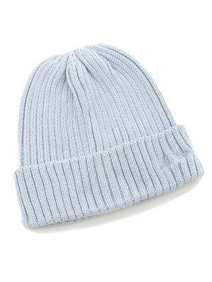 シンプルリブニット帽