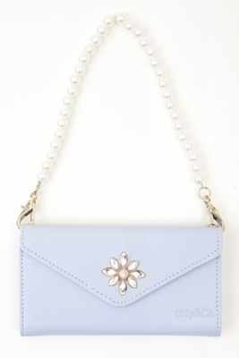 フラワービジューiPhoneケース