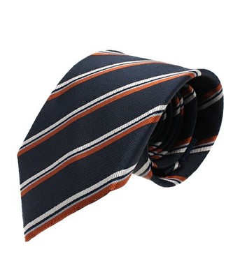 TRANS CONTINENTS マルチストライプネクタイ