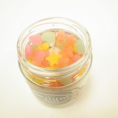 BIRTHDAY BAR CANDY CANDLE ハート&星