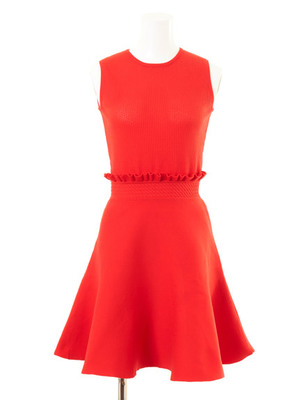 Lily Brown (リリーブラウン)  フレアーニットワンピース