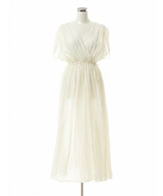 DRWCYS コットンシルク カシュクールワンピース