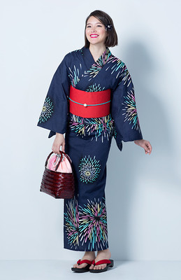 イオンの浴衣 夏の花火