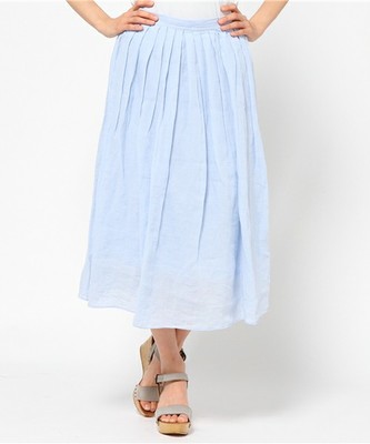 Adam et Rope' ラミーピースダイロングスカート