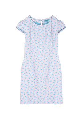 パイナップル柄ジャカードワンピース