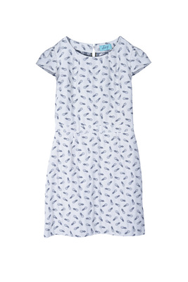 deicy パイナップル柄ジャカードワンピース