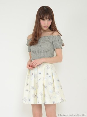 パステルフラワースカート