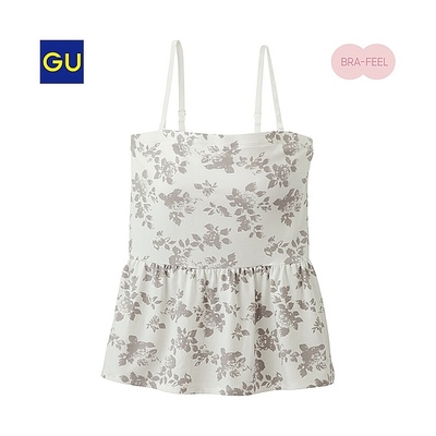 ブラフィールベビードールプリントキャミソール