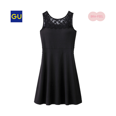 ブラフィールレースコンビワンピース