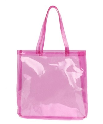 WEGO/ラメクリアトートバッグ