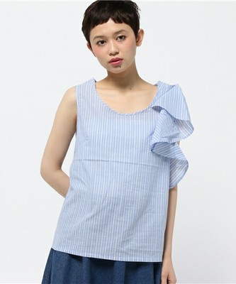 ストライプ肩フリルBL