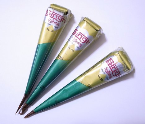 Singh ヘナタトゥー ヘナコーン ３本セット